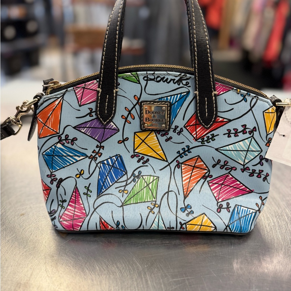 Dooney & Bourke Colorful Kite Print Satchel